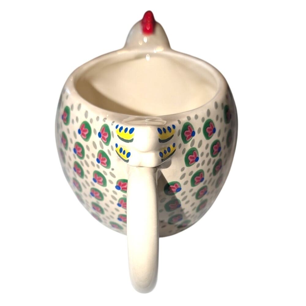 Natural Life Penny The Hen Ceramic Mug Whimsical Chicken Cup - Picture 6 of 11